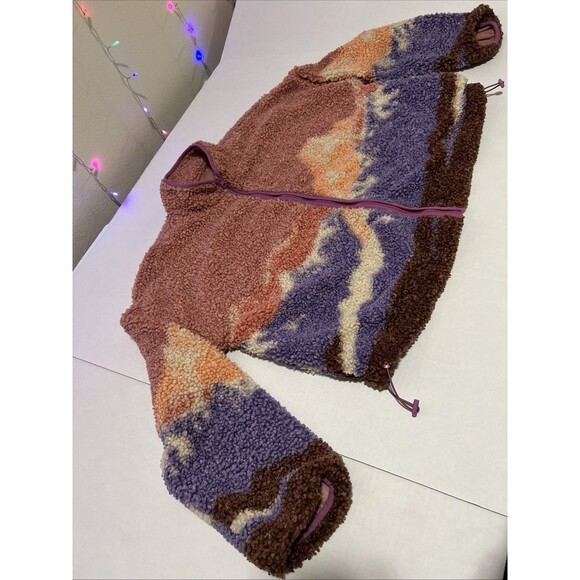 Wild Fable Sherpa Jacket XL Mountain Landscape - Picture 2 of 7